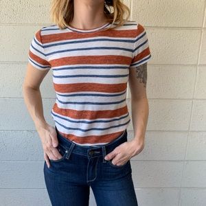 Madewell Stripped Tee SZ XS